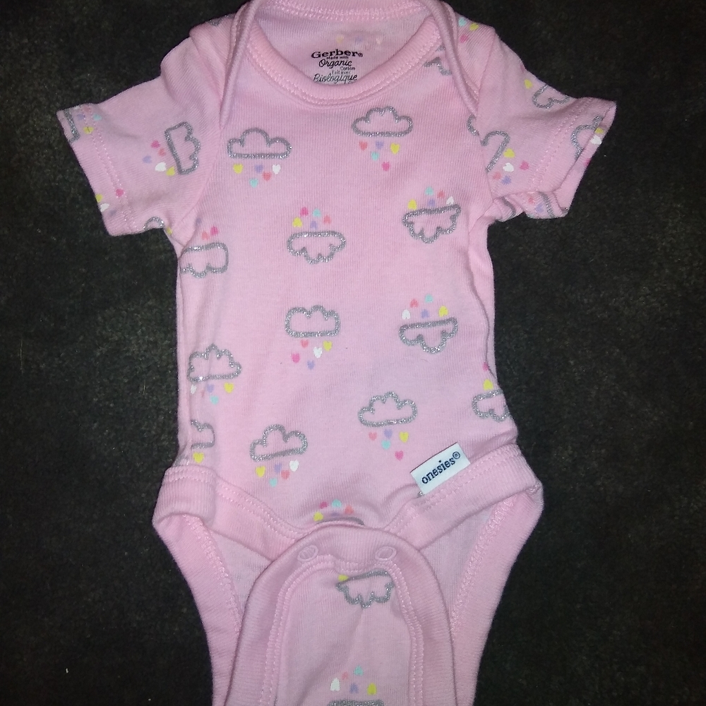 Pink Cloud Onesie